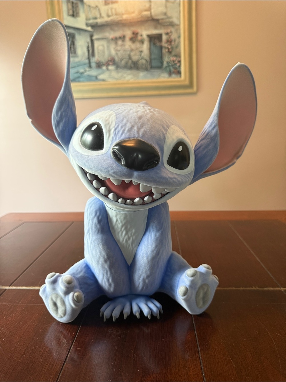 Disney Stitch Collectible Life Size Flocked Popcorn Bucket Live Action Movie